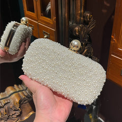 Pearl Evening Clutch for Dinner and Banquet, Ideal for Cheongsam and Formal Dresses