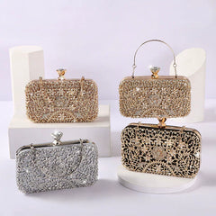Diamond-Encrusted Evening Clutch for Dinner and Banquet