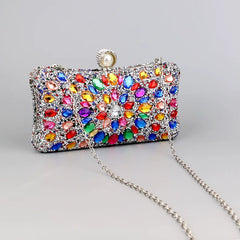 Rhinestone Evening Clutch for Women – Formal Banquet & Wedding Handbag