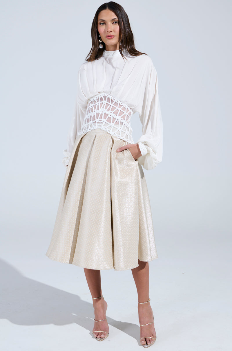 DAISY MIDI SKIRT