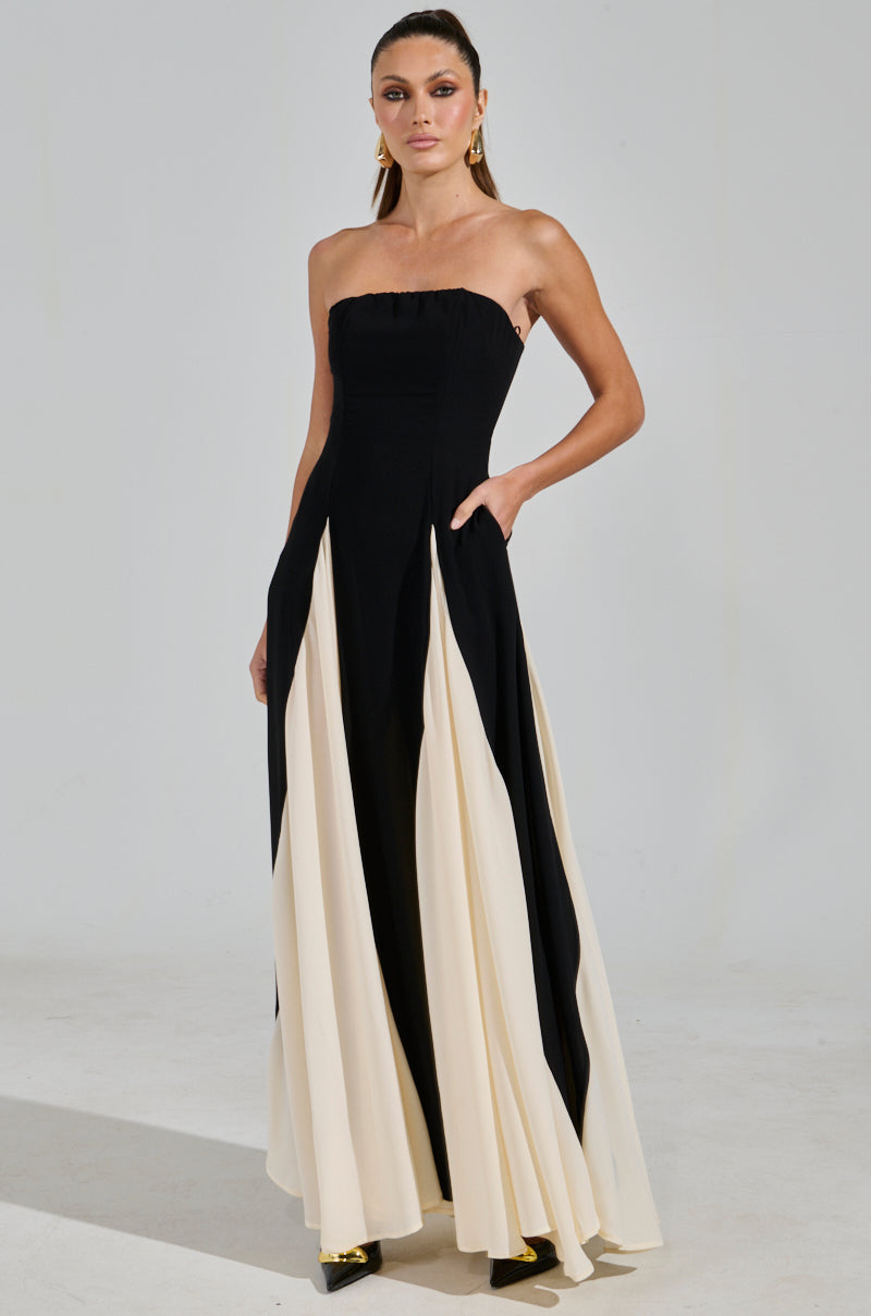 ON MY FYP CHIFFON MAXI DRESS