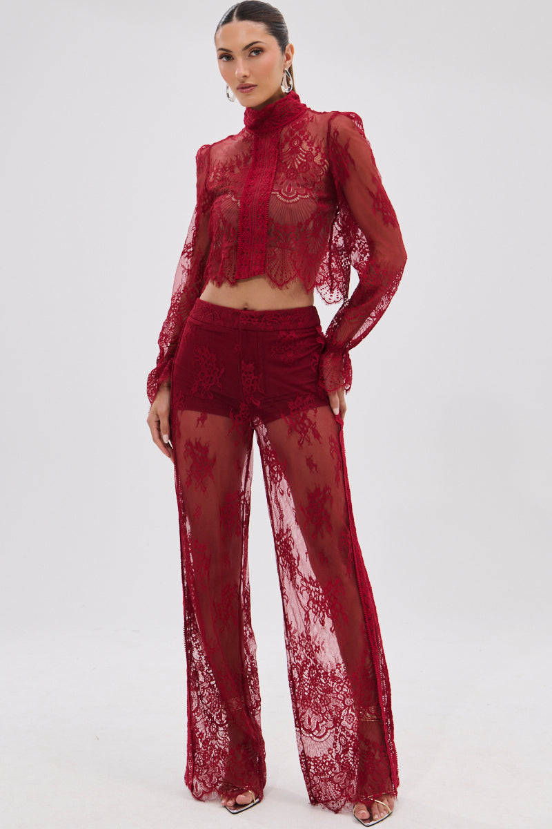 LOVE LOST LACE BLOUSE