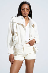 AURA WOVEN BOMBER