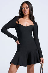 IN THE MOOD BANDAGE MINI DRESS