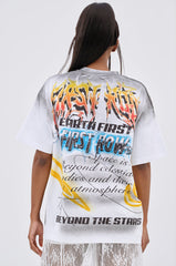 NEW WORLD OVERSIZED GRAPHIC TEE