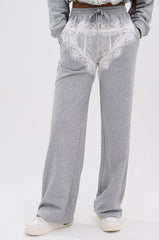 MAYBE NEXT TIME JOGGER WITH LACE DETAILS