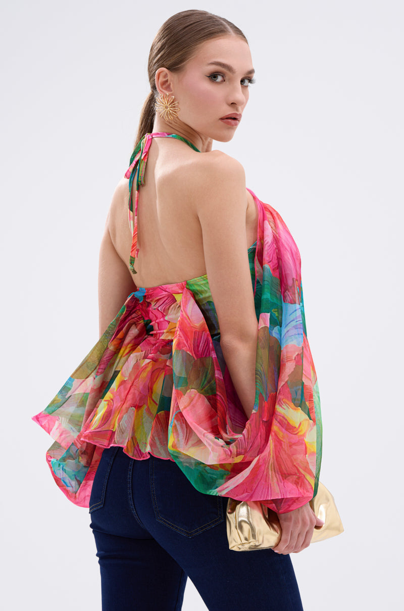 JAZZY FLORAL BLOUSE