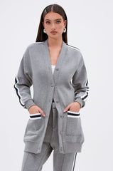 YOU KNOW THE DRILL CARDIGAN