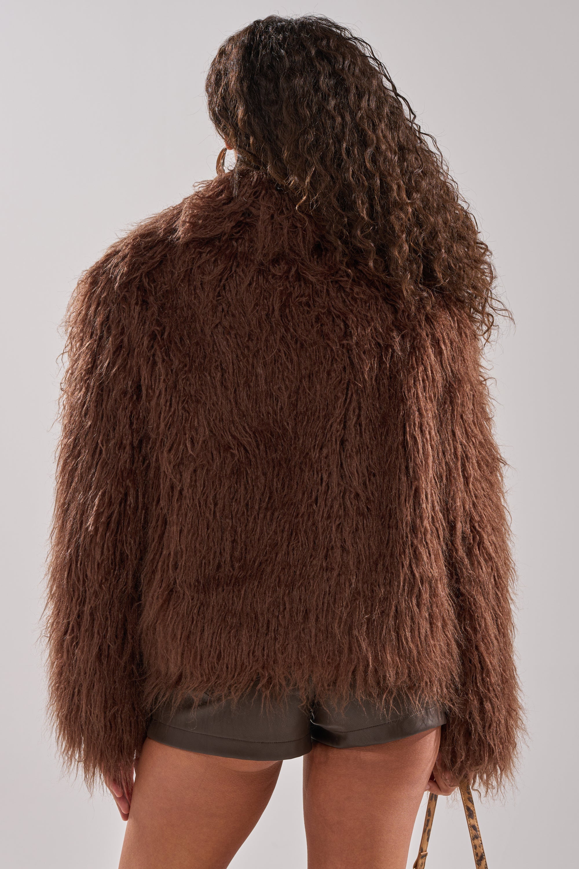 SHORT N SWEET FAUX FUR COAT
