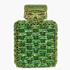 Diamond Bottled Perfume Handbag – European and American Crystal Evening Bag for Women