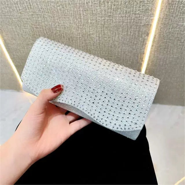 Light Luxury Celebrity Banquet Clutch – Small Shoulder and Crossbody Evening Bag for Women