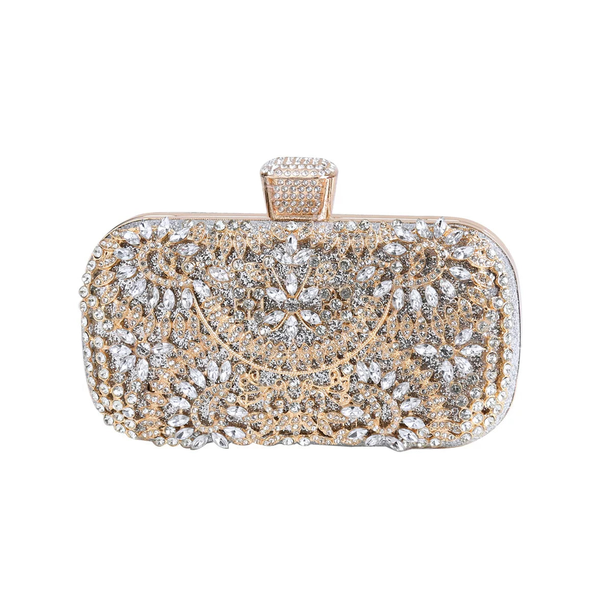 Rhinestone Evening Clutch for Women – Formal Banquet & Wedding Handbag