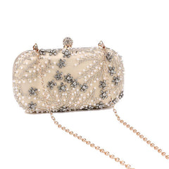 Popular Small Square Bag Embroidered Evening Bag Ladies Dress Banquet Bag Evening Clutch Bag