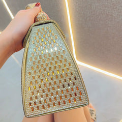 New Rhinestone Handbag for Women – Fashionable Diamond Clutch for Banquets and Evening Events