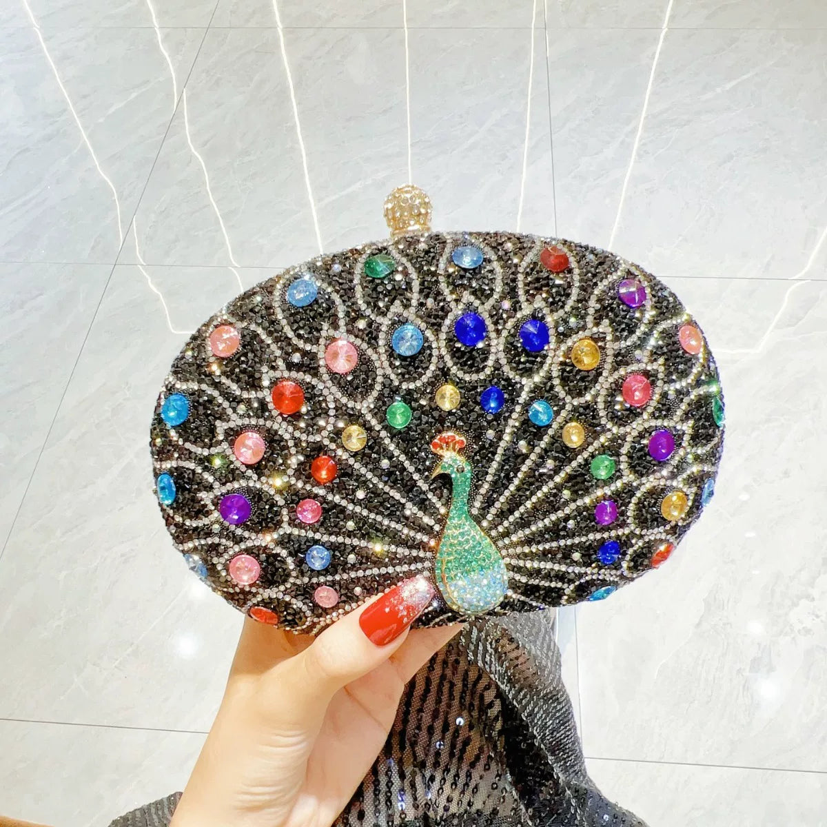 Rhinestone Evening Bag for Women – Formal Wedding & Cheongsam Clutch