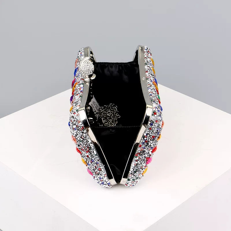 Rhinestone Evening Clutch for Women – Formal Banquet & Wedding Handbag