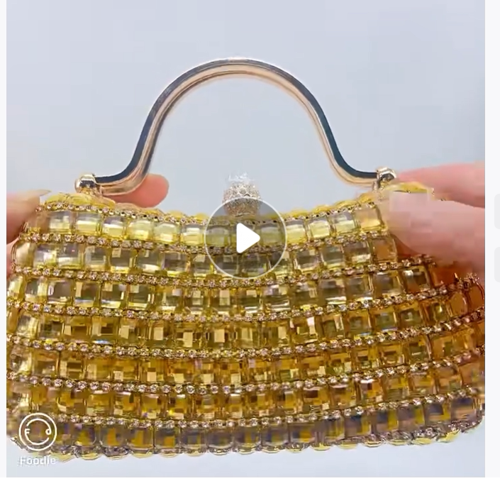 Rhinestone Tassel Evening Clutch for Women – Wedding & Banquet Shoulder Crossbody Bag
