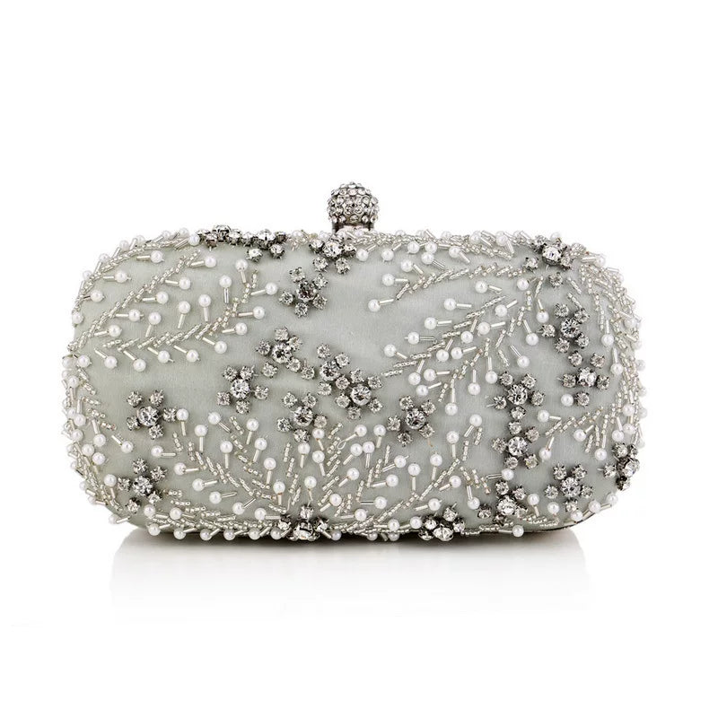Popular Small Square Bag Embroidered Evening Bag Ladies Dress Banquet Bag Evening Clutch Bag