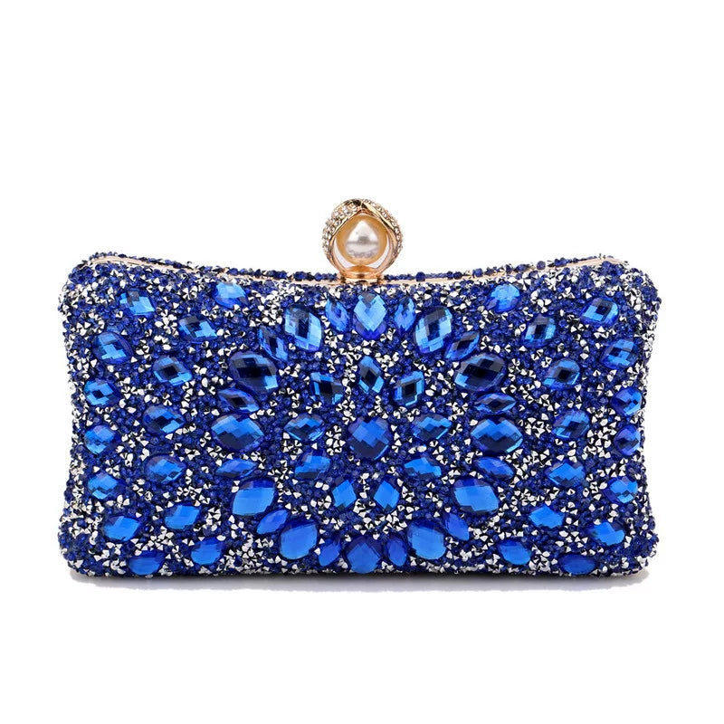 Diamond-Encrusted Evening Clutch for Dinner and Banquet