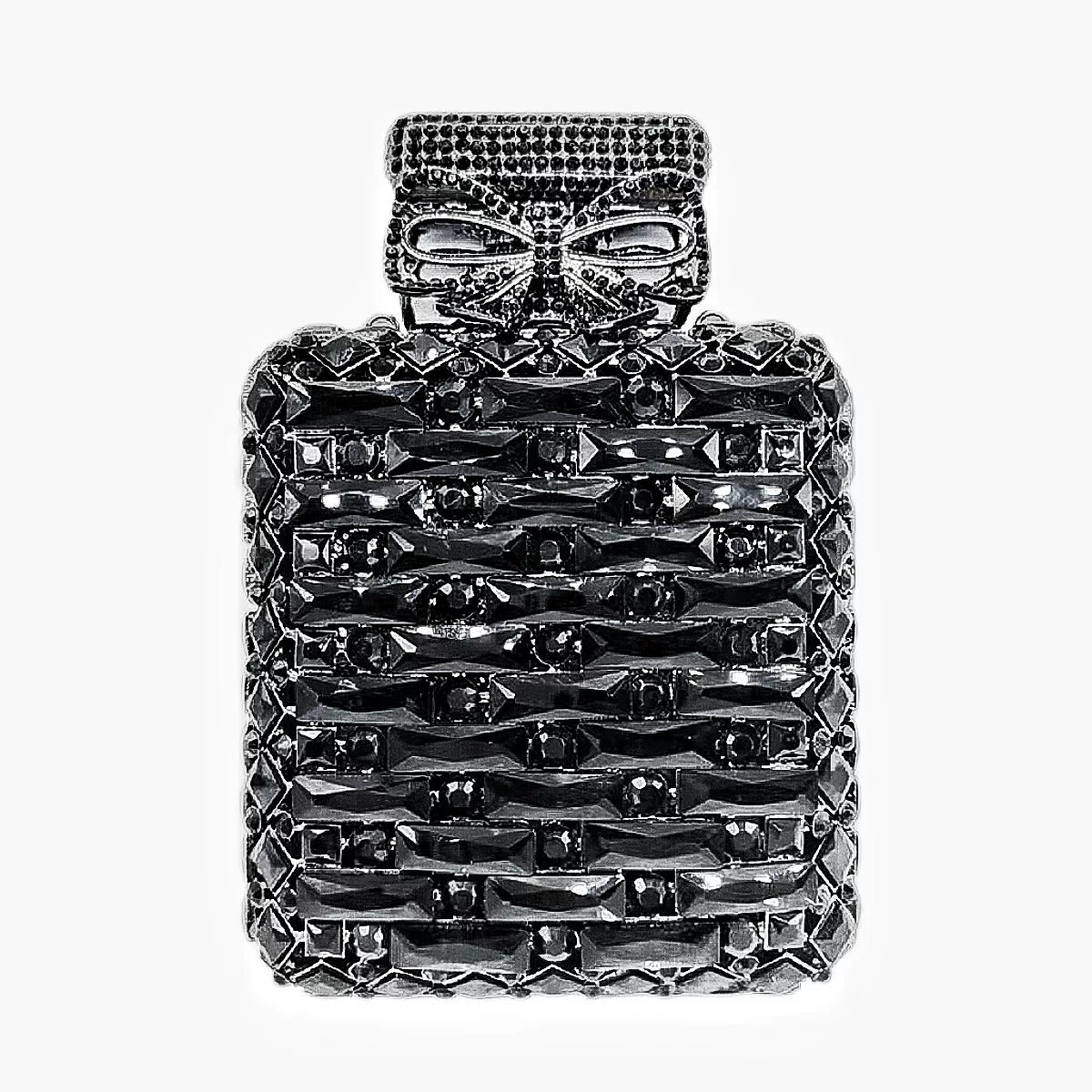 Diamond Bottled Perfume Handbag – European and American Crystal Evening Bag for Women