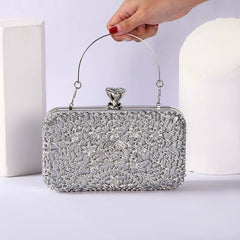 Diamond-Encrusted Evening Clutch for Dinner and Banquet