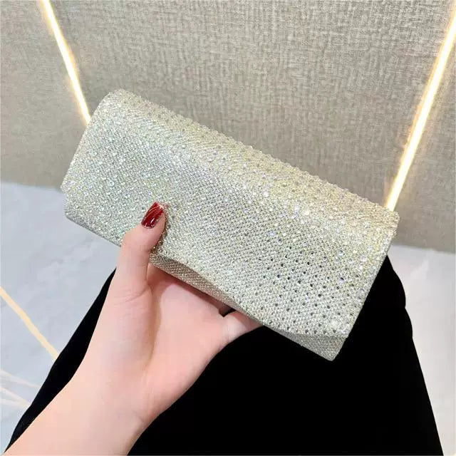 Light Luxury Celebrity Banquet Clutch – Small Shoulder and Crossbody Evening Bag for Women