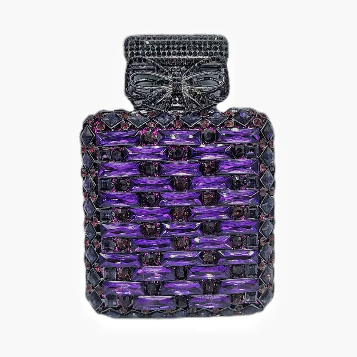 Diamond Bottled Perfume Handbag – European and American Crystal Evening Bag for Women