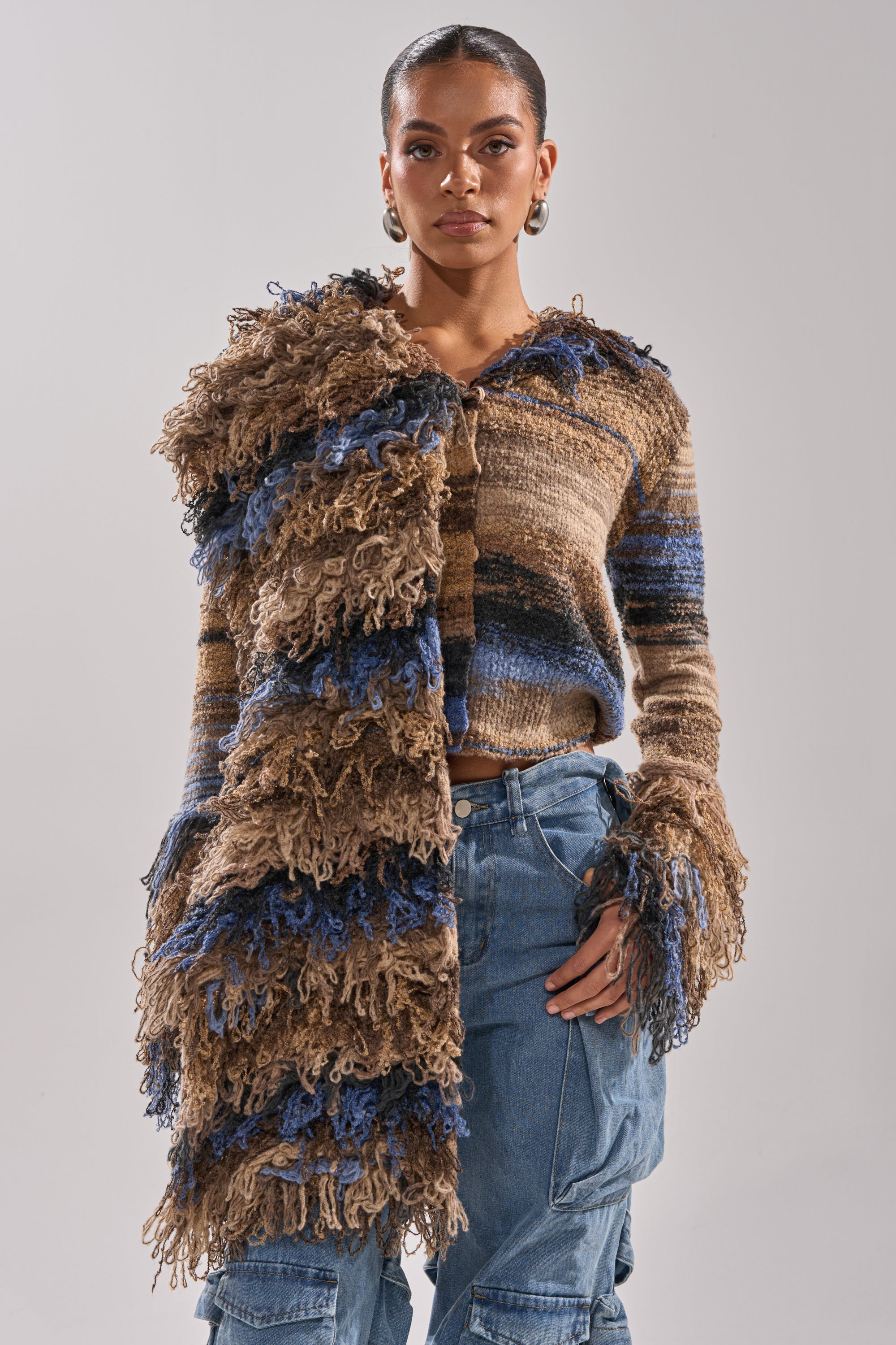ALWAYS ON MY MIND FRINGE SWEATER
