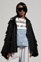 VALLE CUTOUT PONCHO