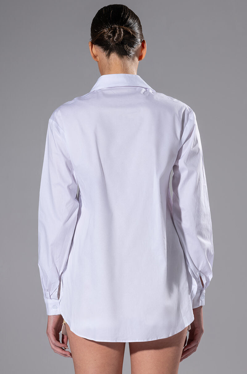 EASY POPLIN EVERYDAY BLOUSE