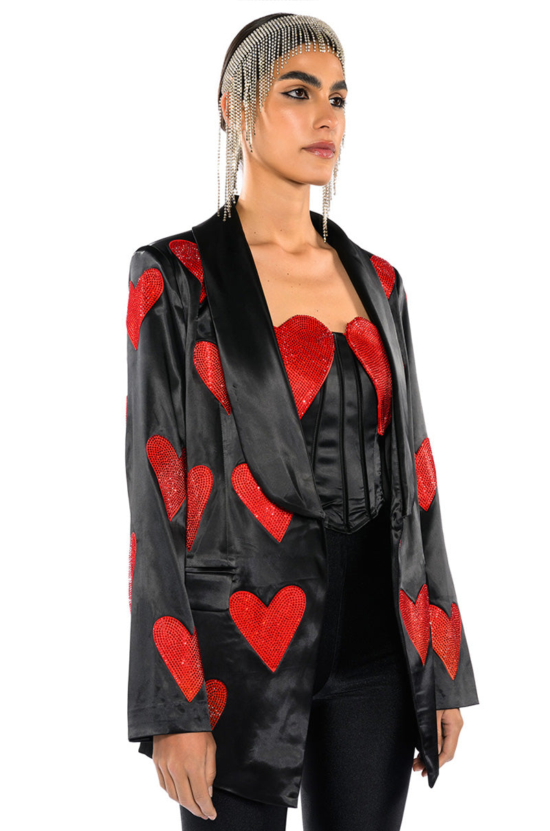 HEART ON FOR YOU BLAZER