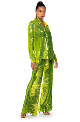 LIMEADE DREAMING SEQUIN SHIRT