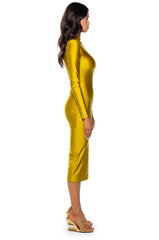 ONE OF ONE LONG SLEEVE MIDI DRESS