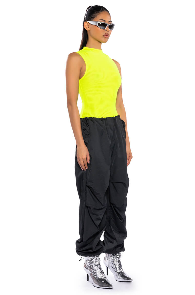 PAXTON SLEEVELESS MESH BODYSUIT